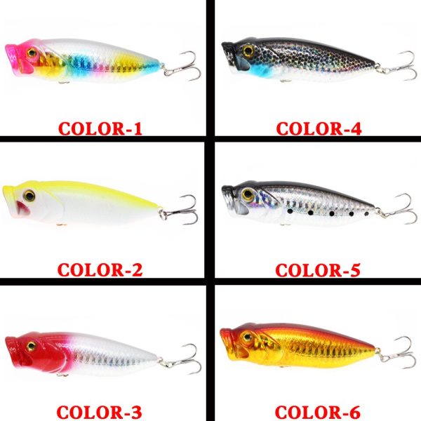 ⁦1 قطعة جودة الهائل Plopper 8 سنتيمتر 15.5g أعلى المياه بوبر الصيد إغراء الصلب الطعم Wobblers الدورية الذيل لينة الصيد معالجة⁩ - الصورة ⁦4⁩